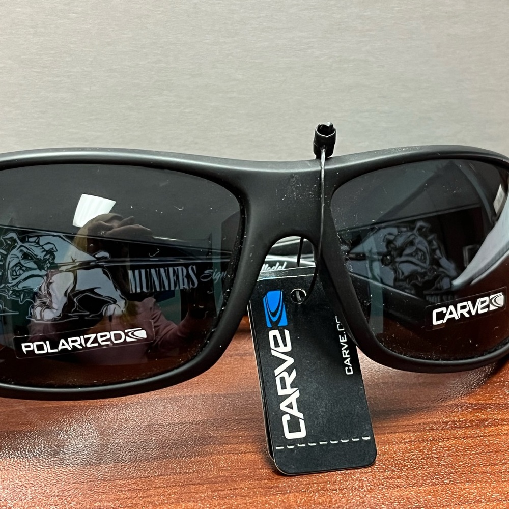 Carve matte black “1990 Phoenix” polarized sunglasses